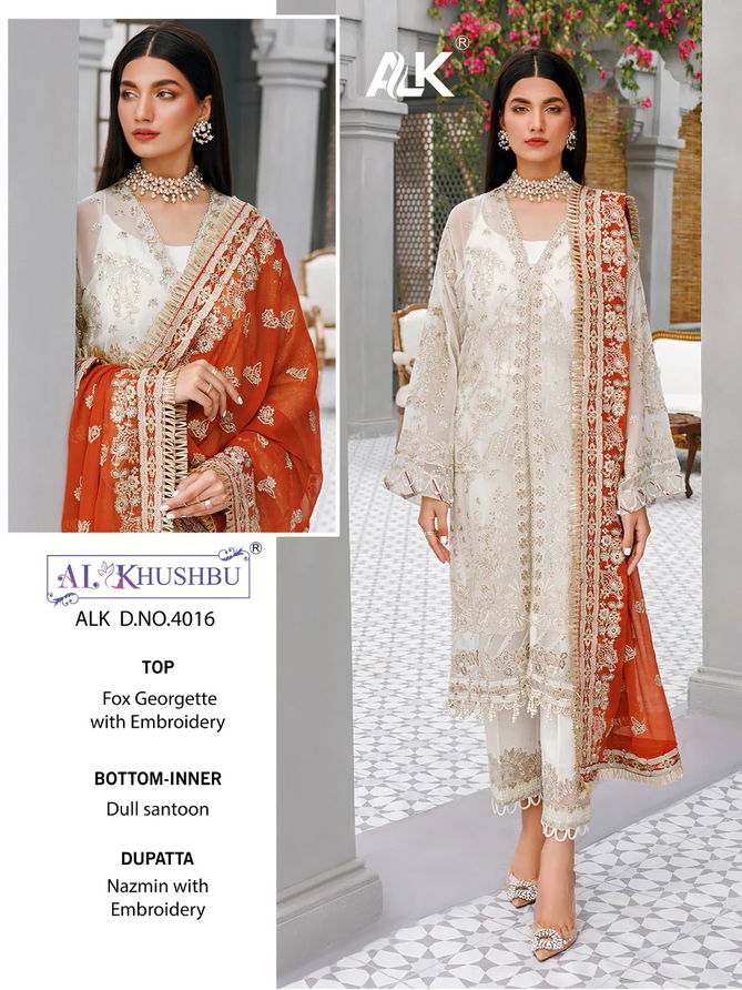 Alk Khushbu Samaira Vol 3 Embroidered Designer Wear Wholesale Pakistani Suit